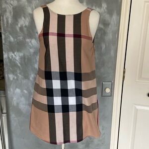 Burberry Multicolor Plaid Mini Dress
